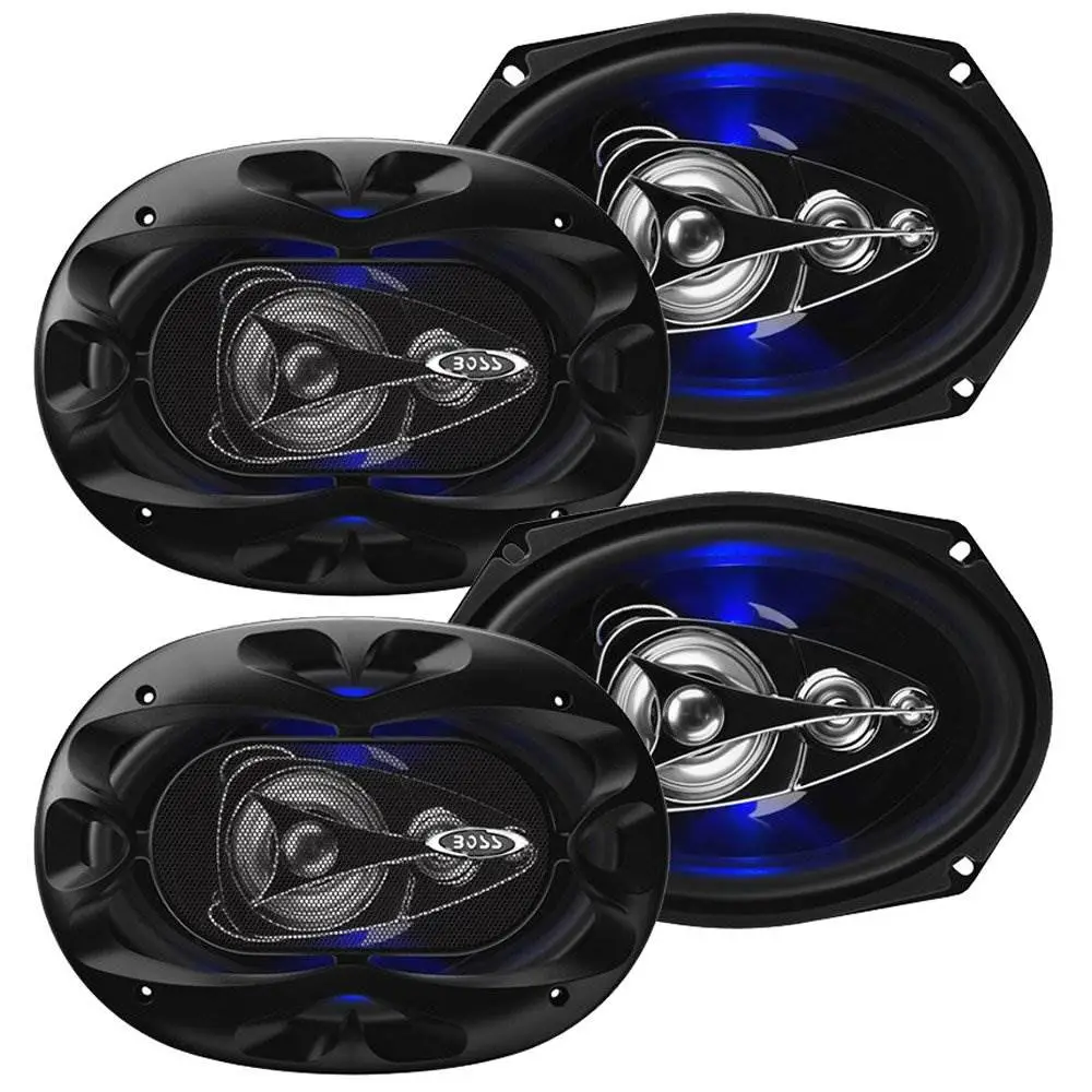 Boss BE694 Rage 6x9" 4 Way 500W Full Range Mobile Speakers (4 Pack)