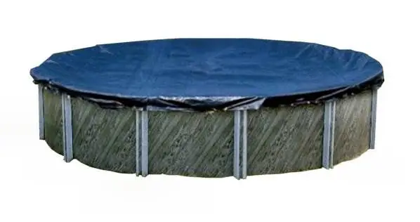 Swimline 24 Ft Round Above Ground Swimming Pool Winter Cover, Blue>PCO827