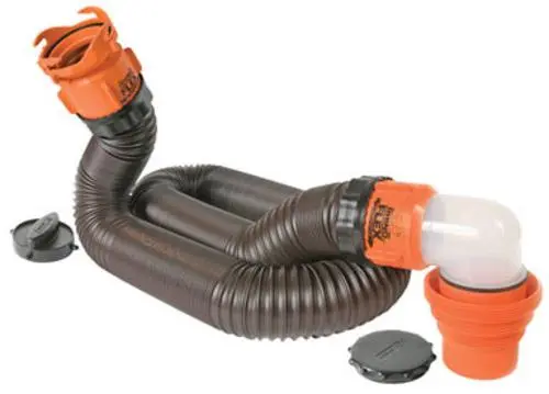 Camco 39761 RhinoFLEX RV Sewer Hose Kit With Swivel Fitting