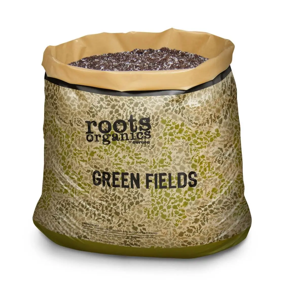 Roots Organics ROGF Green Fields Hydroponic Gardening Potting Soil, 1.5 Cu Ft