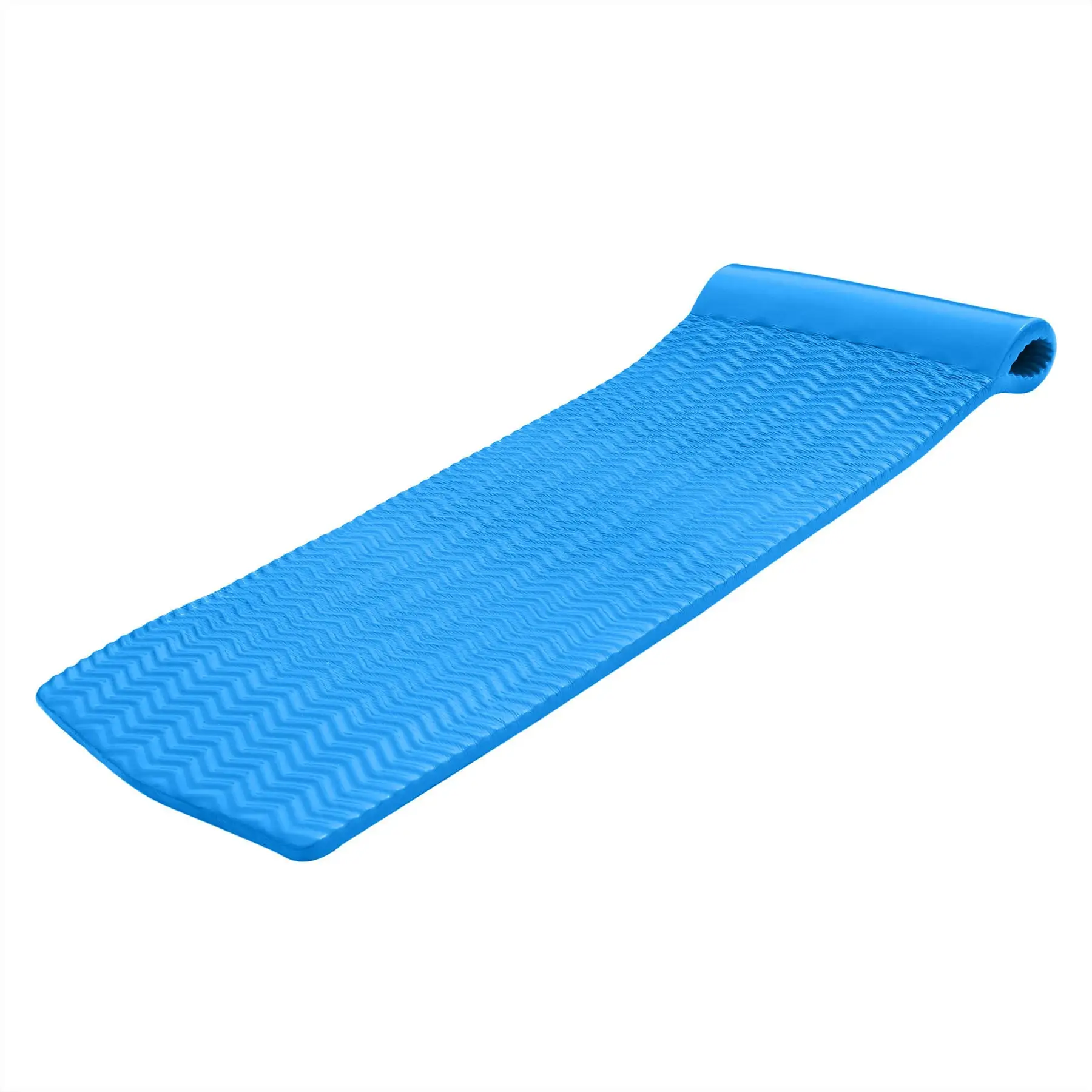 TRC Recreation Serenity 1.5" Thick Vinyl Swimming Pool Float Mat, Bahama Blue