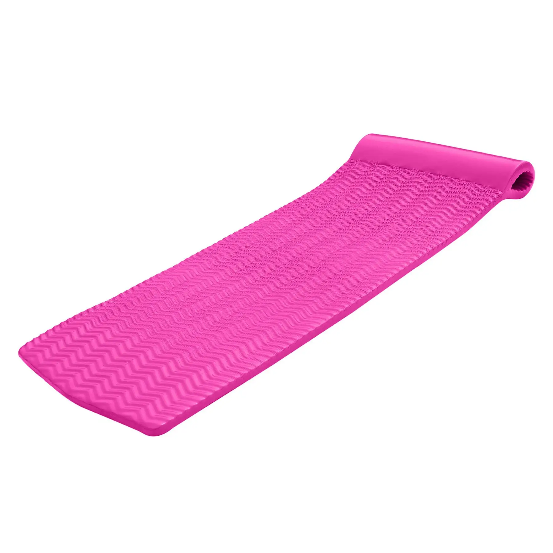 TRC Recreation Serenity 1.5" Thick Vinyl Swimming Pool Float Mat, Flamingo Pink