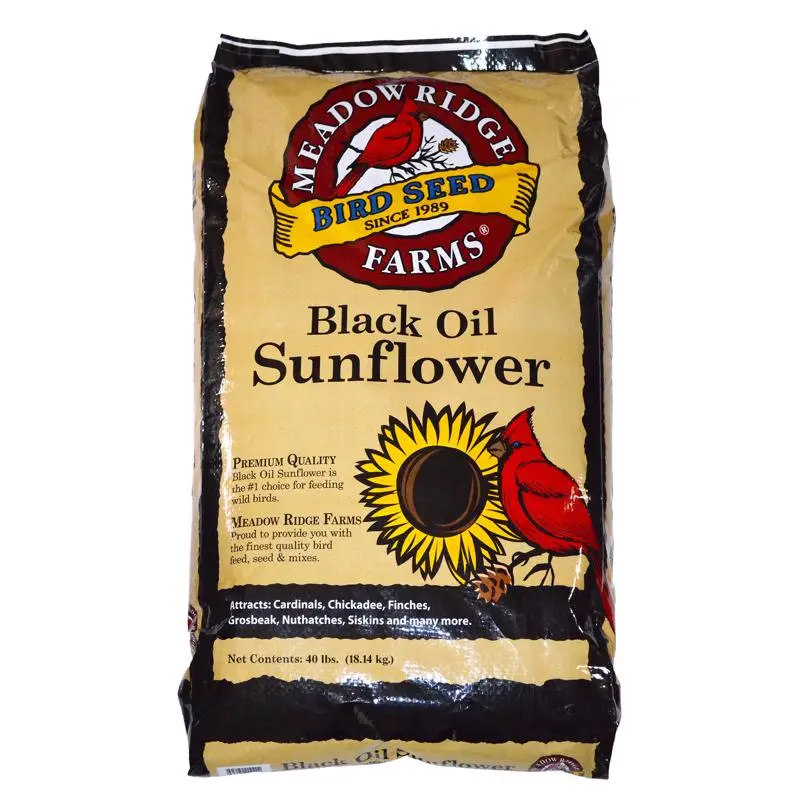 Meadows Ridge Farms B200040 Black Oil Sunflower Bird Seed