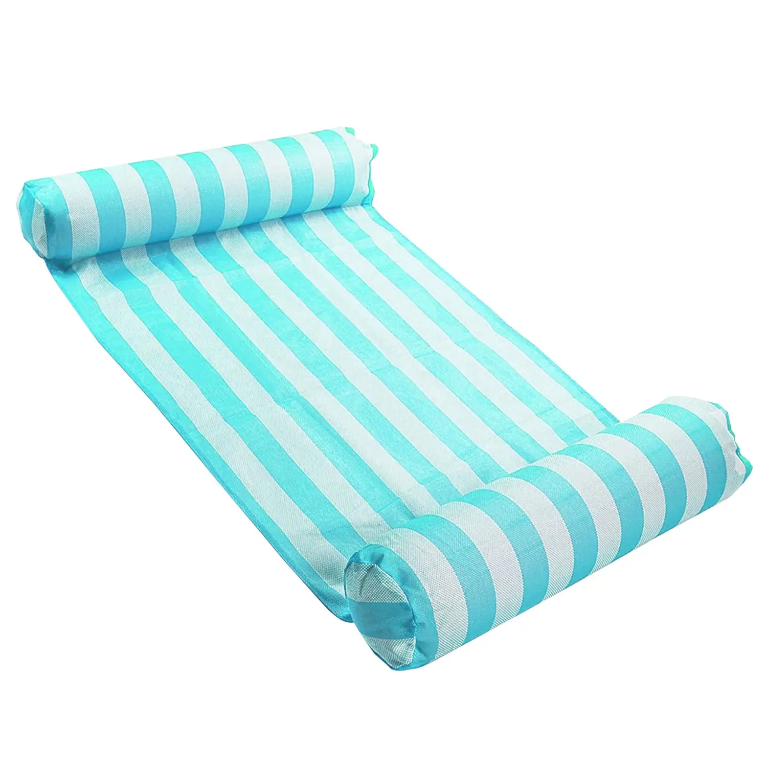 COMFY FLOATS 91613VM Inflatable Striped Hammock Pool Float, Teal