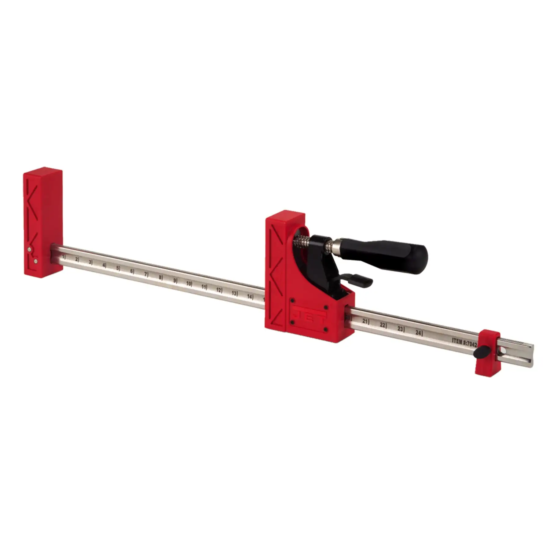 JET 70412 12 Inch 1000 Pound 90 Degree Parallel Clamp with Slide Glide Trigger