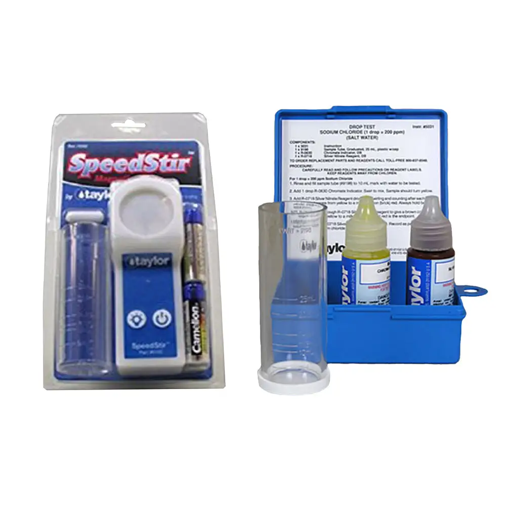 Taylor Magnetic Stirrer Speedstir StartUp Pack w/ Complete FAS-DPD Pool Test Kit