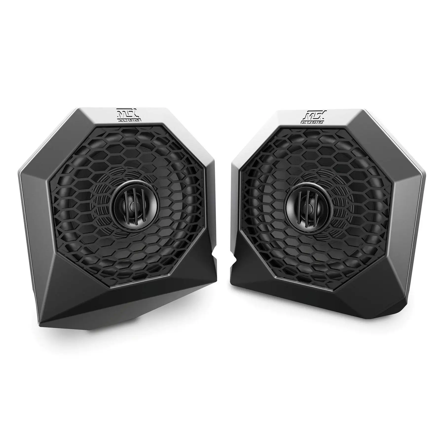 MTX Polaris RZRPOD65 6.5 Inch 130 Watt Dash Mount RZR ATV Coaxial Speakers, Pair