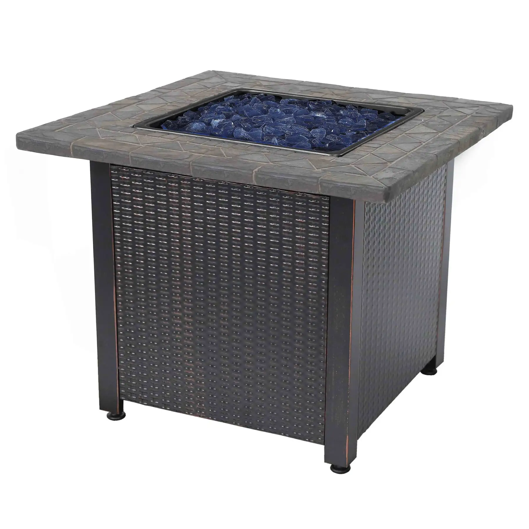 30 in Outdoor Patio LP Gas Fire Pit Table (Certified Refurbished)