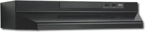 Broan F403023 Black Aluminum Non Ducting Range Hood 30"