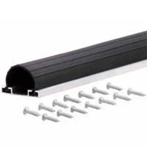 M-D Building Products 87668 Universal Aluminum and Rubber Garage Door Bottom