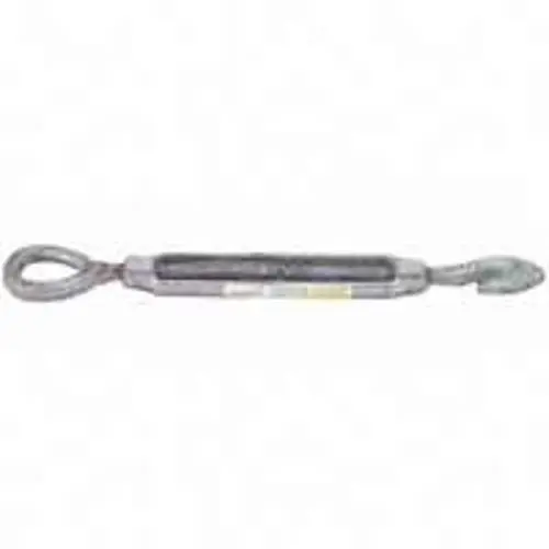 Baron 161/2X12/9EH500 Galvanized Hook/Eye Turnbuckle