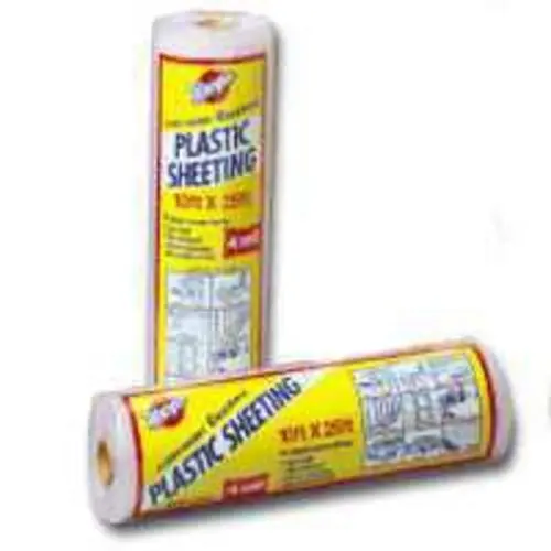 Warp's 6CH10 6 Mil Clear Plastic Sheeting 10' X 25'