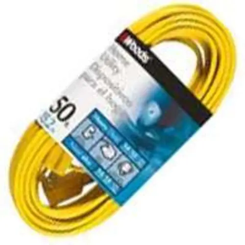 Coleman 0835 Flat Vinyl Extension Cord 14/3 x 50'