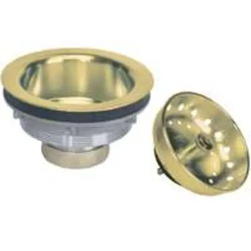 Plumb Pak PP5435 Brass Work Horse Sink Basket