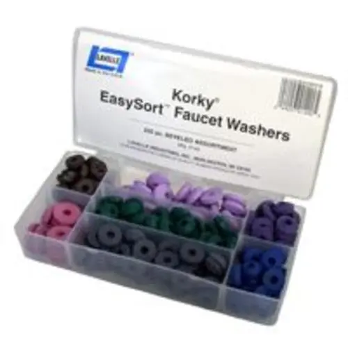 Korky 000190 Easysort Beveled & Flat Faucet Washer Kit