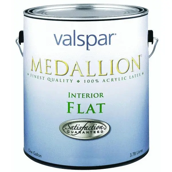 Valspar 027.0001400.007 Medallion Interior Flat Wall Latex Paint