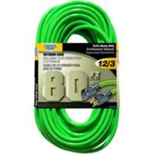 Power Zone ORN512833 Extension Cord Neon