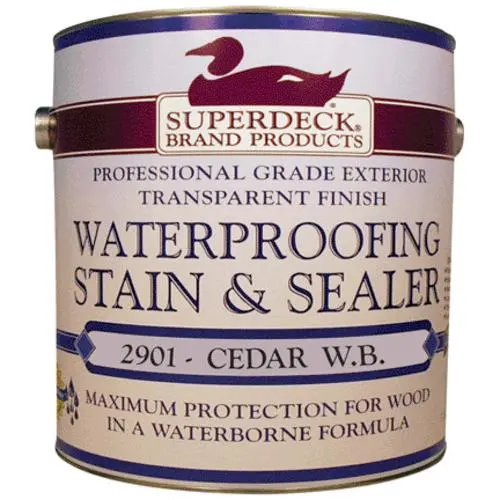 Superduck DB-2901-4 Cedar 250 Voc Waterproofing Stain &Sealer - Gal