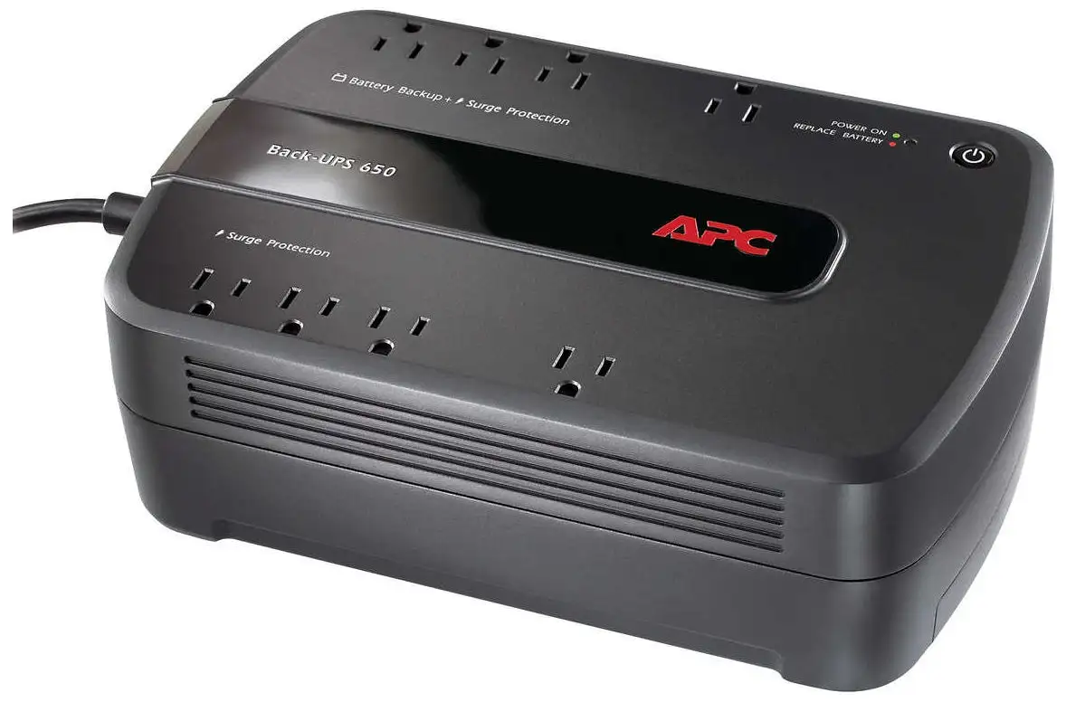 APC APNBE650G1 Back-UPS 650VA UPS Battery Backup and Surge Protector