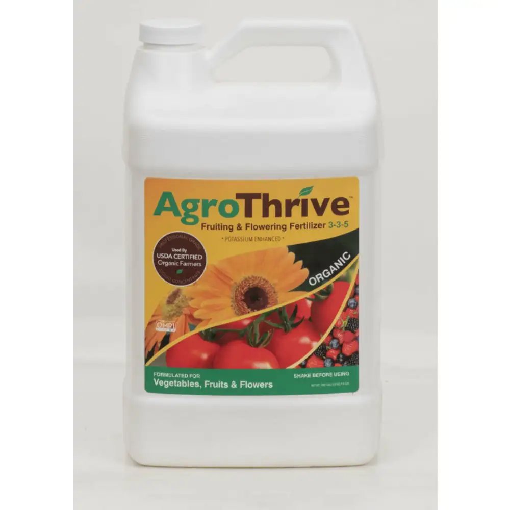 AgroThrive ATFF1128 Fruiting and Flowering Organic Liquid Fertilizer