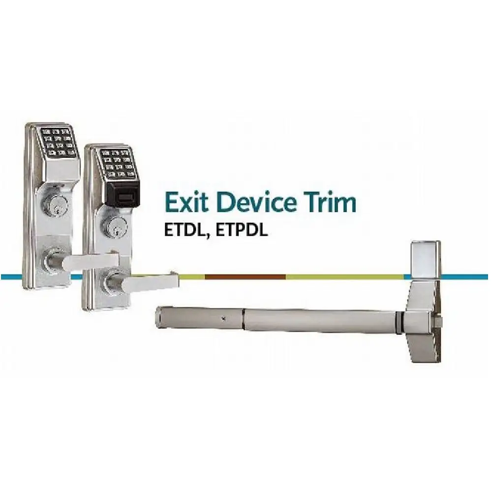 Alarm Lock ETDLS1G10BY71 Trilogy Exit Trim with Lever