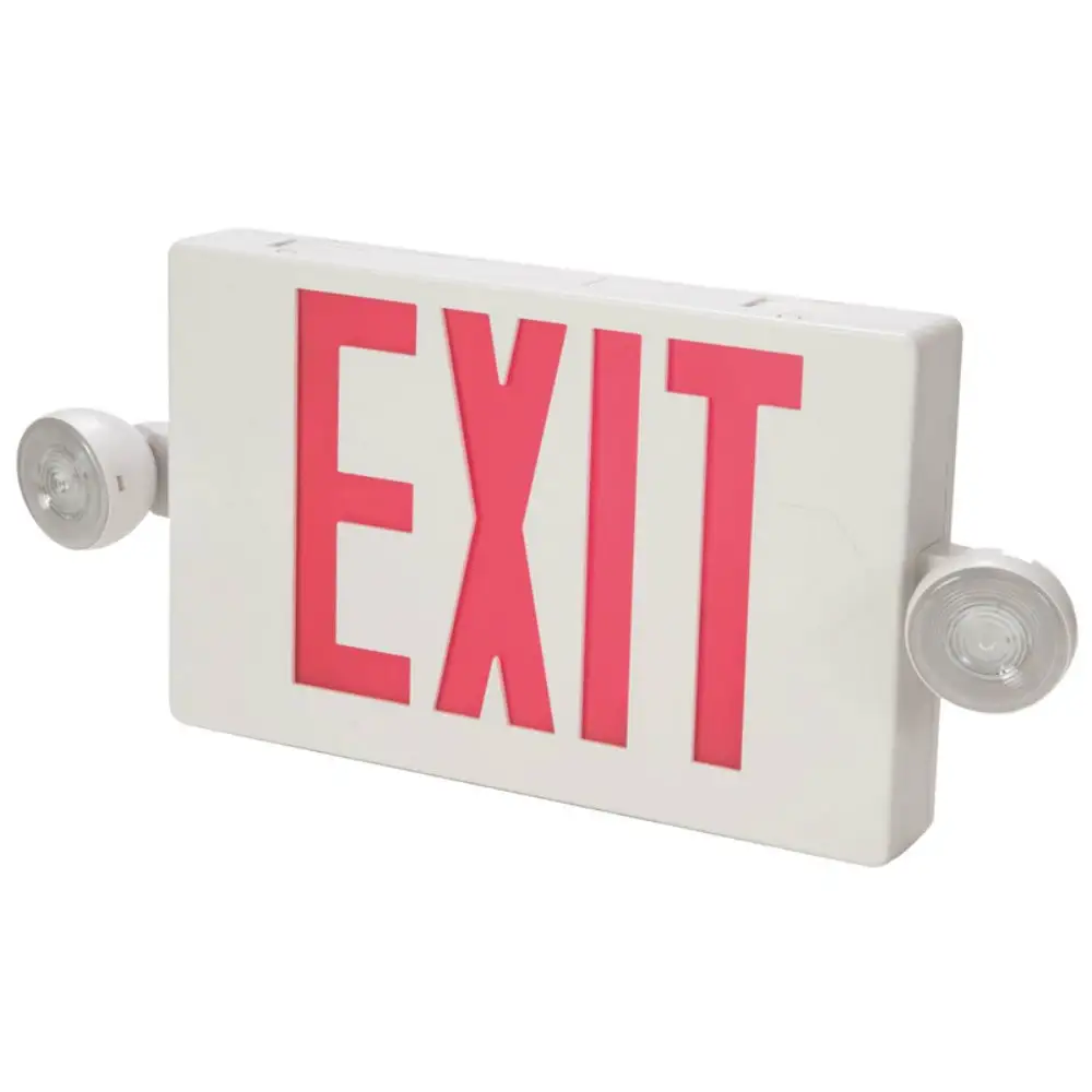 All-Pro APC7R Exit Sign with Emergency Light