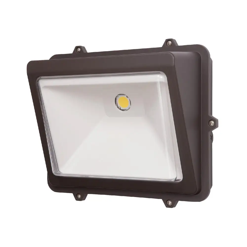 All-Pro WP8050LBZ Outdoor Integrated LED Wall Pack Light with Switch Control