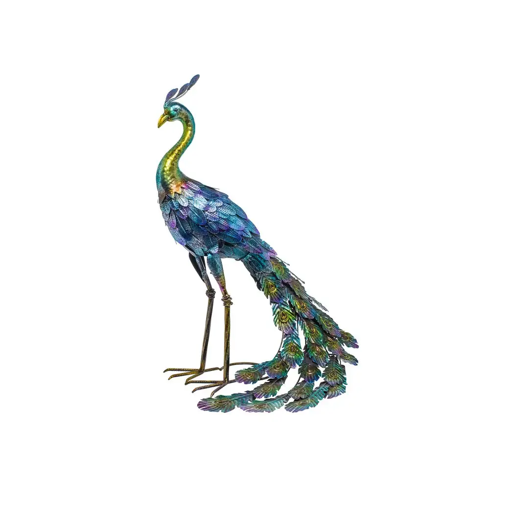 Alpine JUM208 Peacock Statue