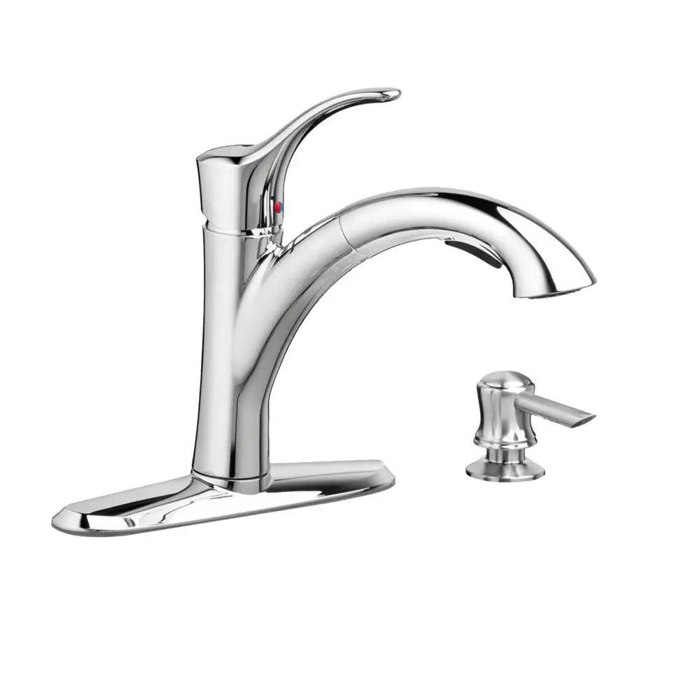 American Standard 9015101.002 Mesa One Handle Pull Out Kitchen Faucet