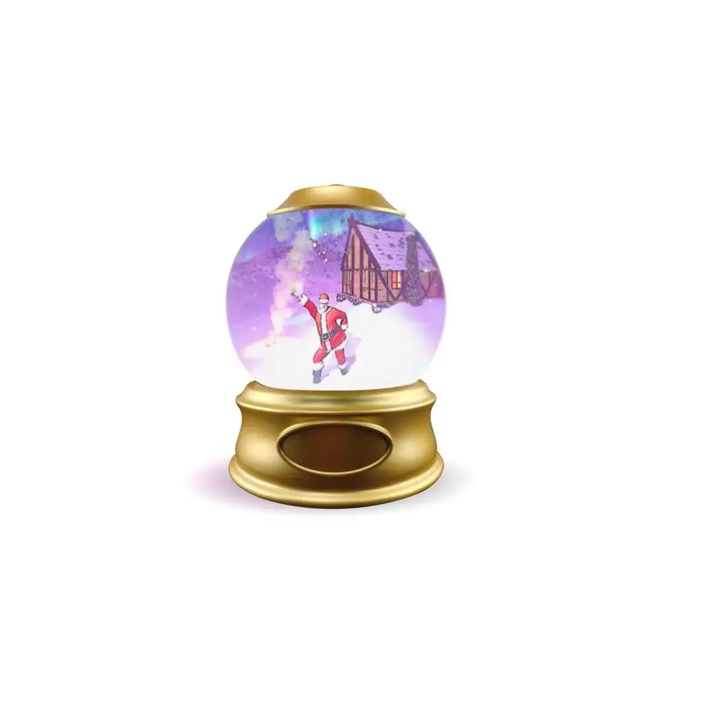 Animat3D MSPSNOGL Christmas Indoor Home Decor Snow Globe