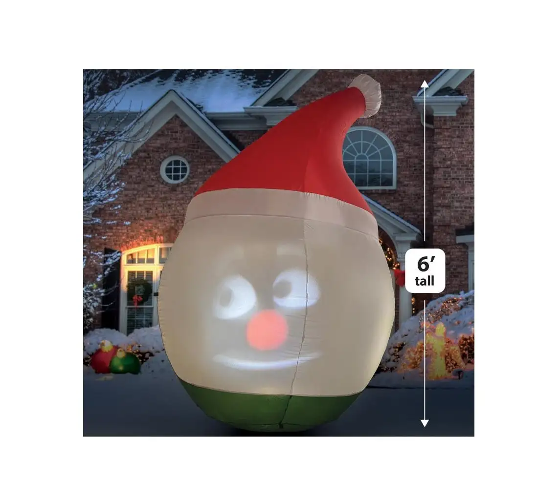 Animat3D MSPSNOWMI Mr. Chill Snowman Inflatable Snowman