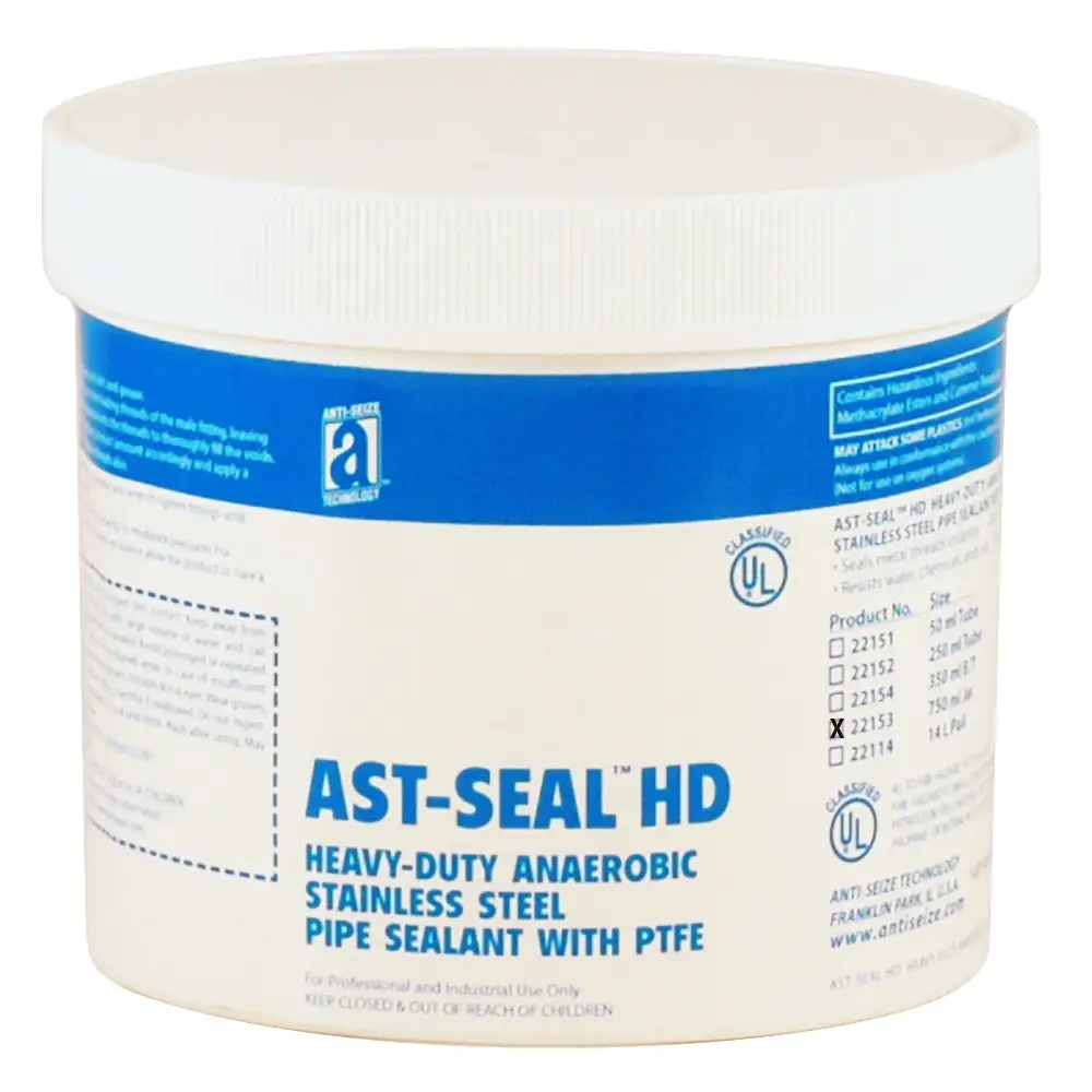 Anti-Seize Technology 22153 AST-SEAL Pipe Sealant With PTFE