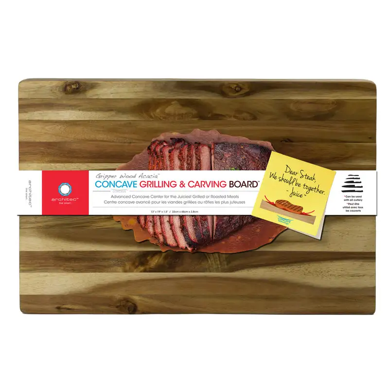 Architec CGWA19 Gripper Wood Concave Carving Board