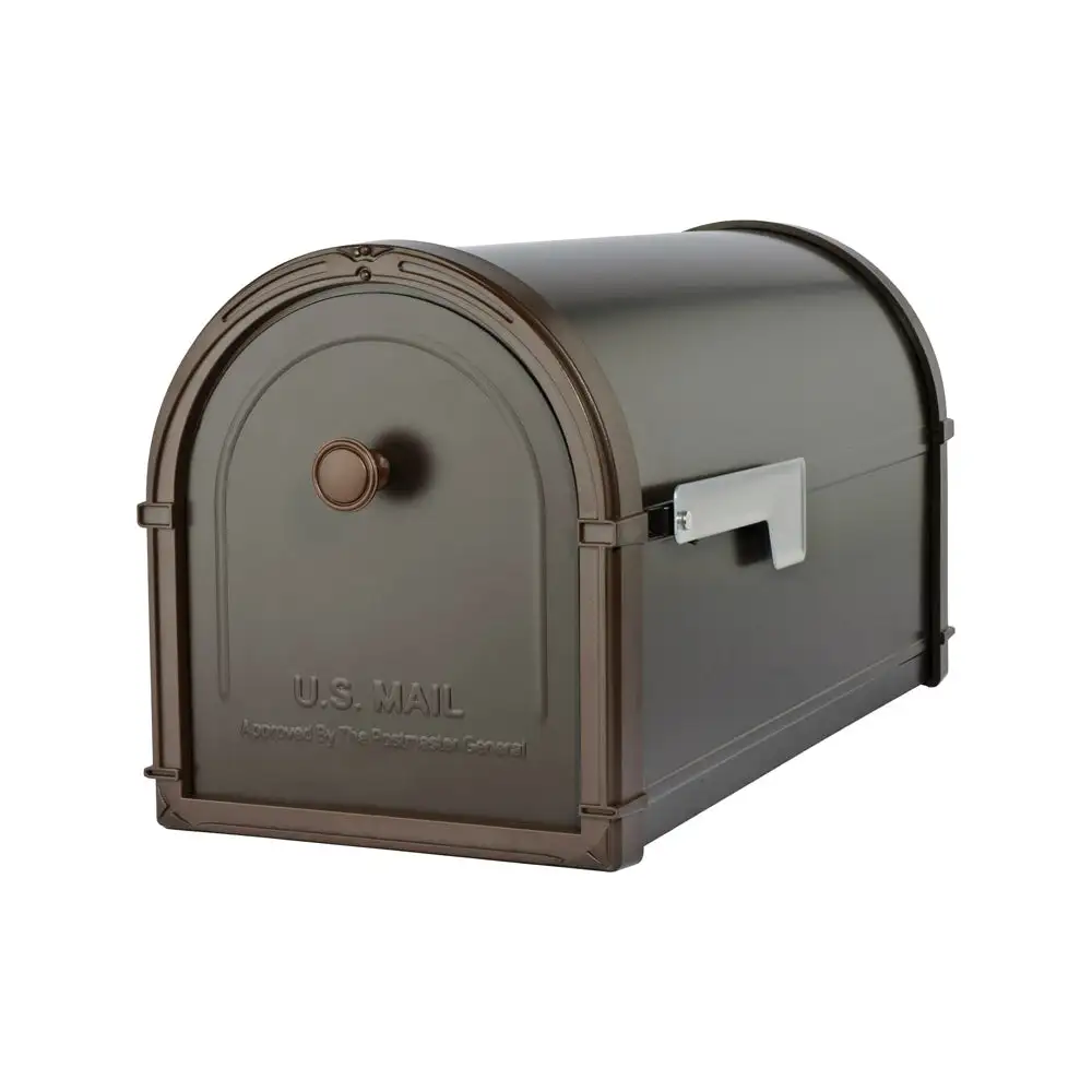 Architectural Mailboxes 5591RZ-10 Bellevue Modern Post Mounted Mailbox