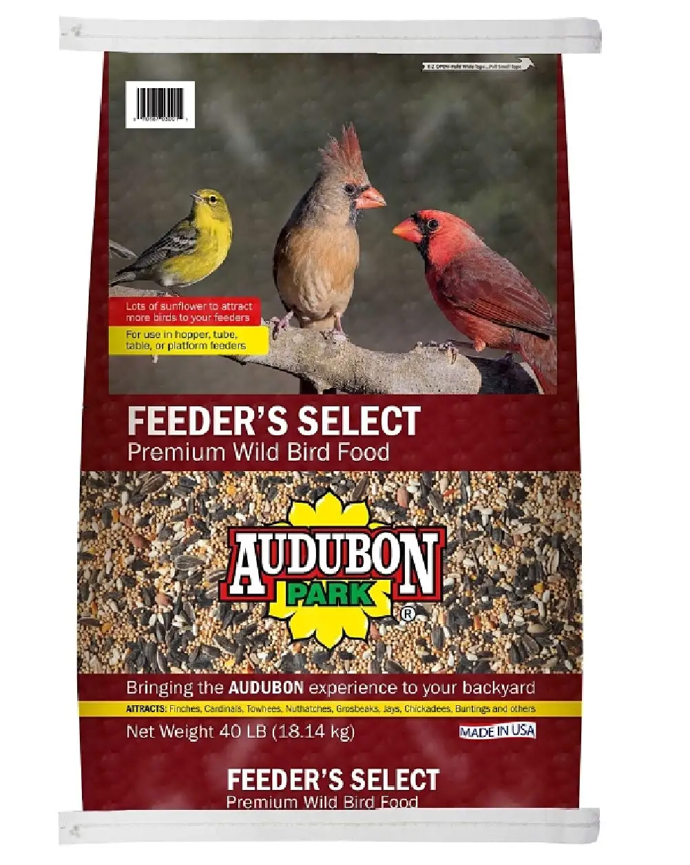 Audubon Park 12826 Feeders Select Flavor Wild Bird Food