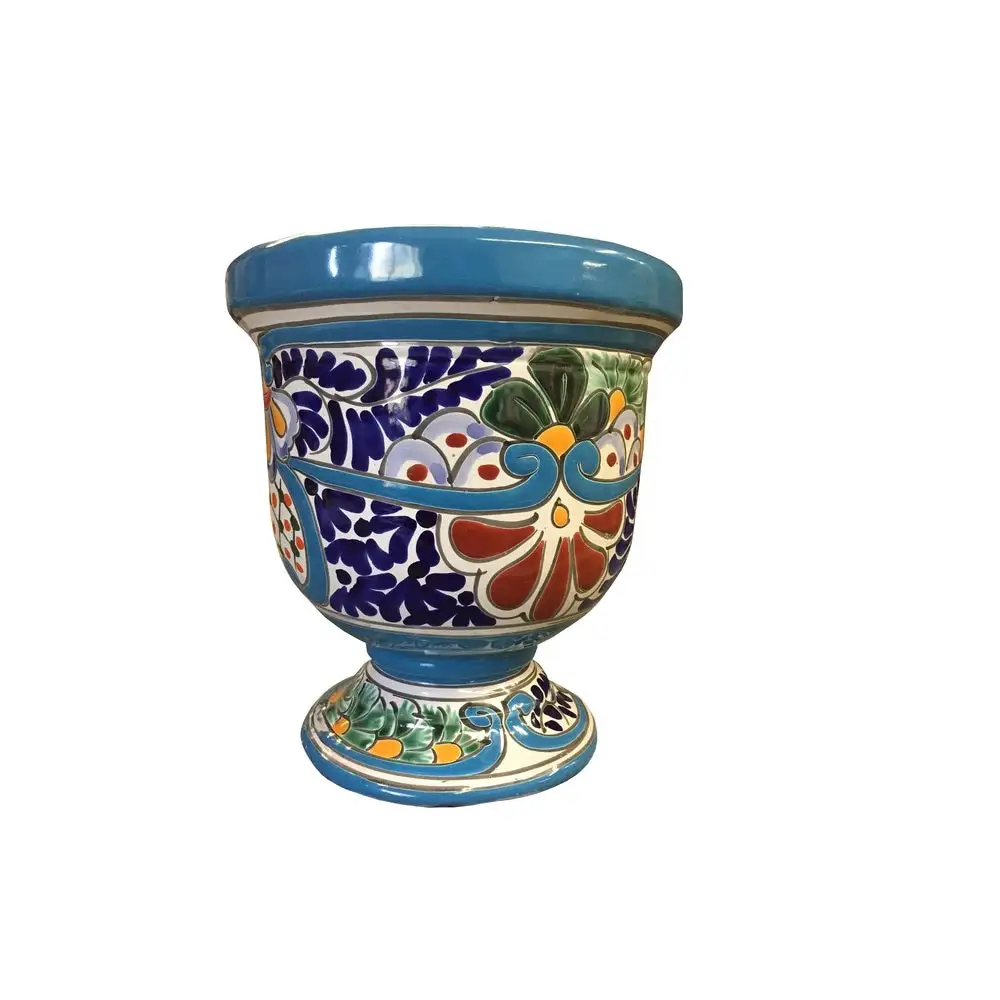 Avera APG039070 Talavera Pedestal Planter