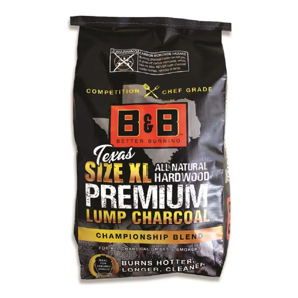 B&B 53077 Texas XL Premium Lump Charcoal