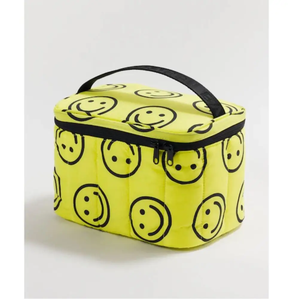 Baggu YELLOW HAPPY Puffy Lunch Bag