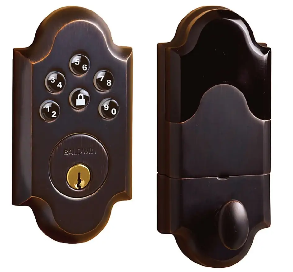 Baldwin 8252402AC1 Boulder Keyless Entry Deadbolt