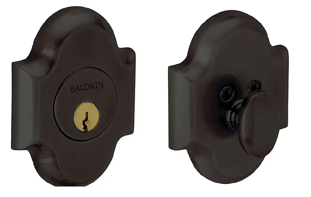 Baldwin 8252102 Arched Single Cylinder Deadbolt