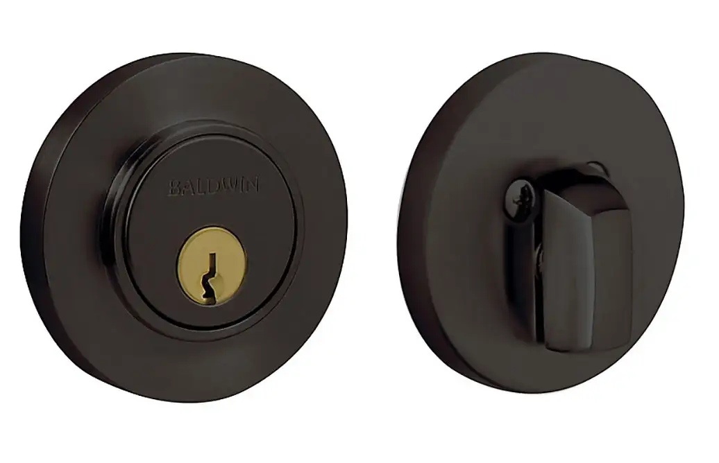 Baldwin 8244102 Contemporary Single Cylinder Deadbolt