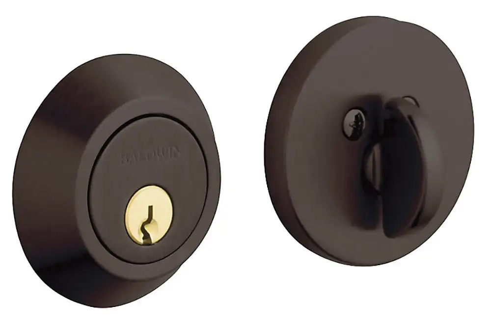 Baldwin 8241112 Contemporary Single Cylinder Deadbolt