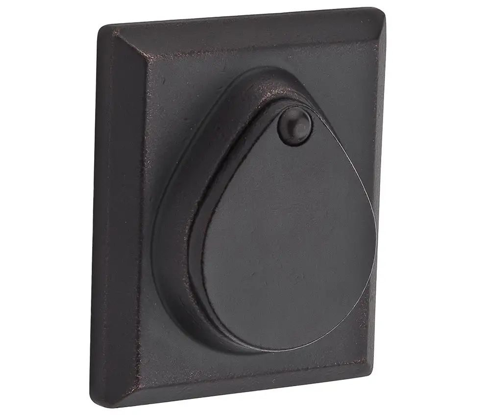 Baldwin DCRSD481 Rustic Square Double Cylinder Deadbolt