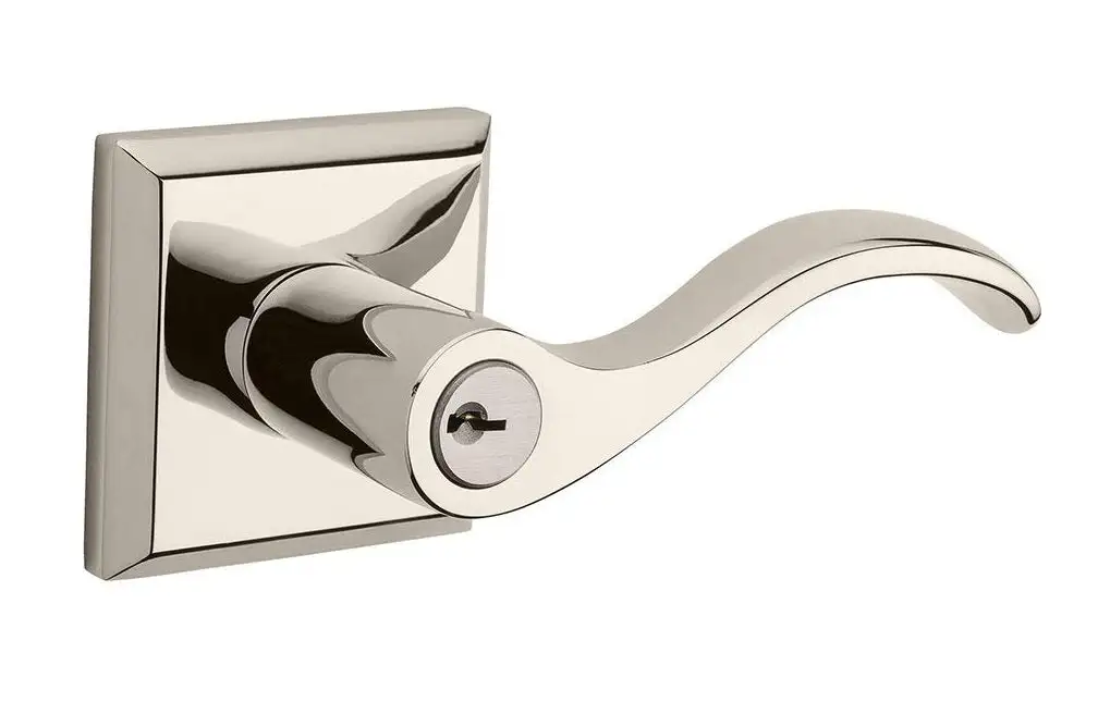 Baldwin ENCURRTSR141 Entry Right Hand Curved Lever