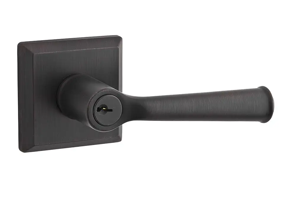 Baldwin ENFEDRTSR112 Federal Keyed Entry Lever