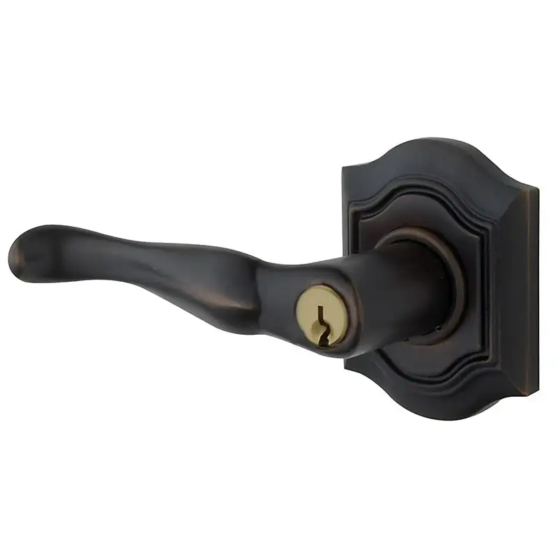 Baldwin 5237102LENT Bethpage Keyed Entry Door Lever