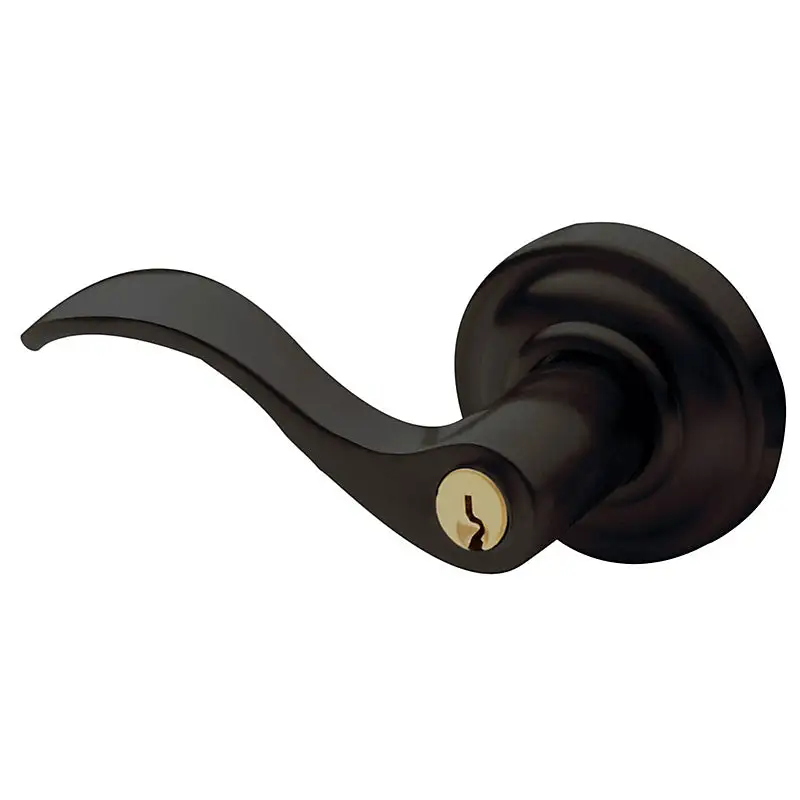 Baldwin 5255102LENT Wave Keyed Entry Door Lever