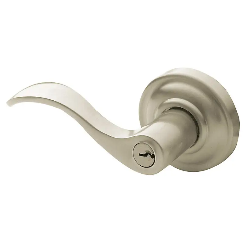 Baldwin 5255150LENT Wave Keyed Entry Door Lever