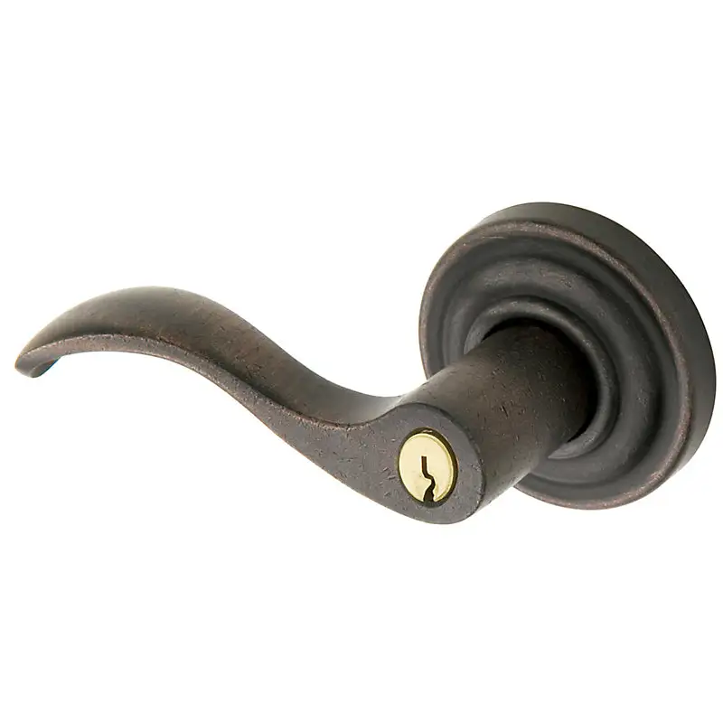 Baldwin 5255402LENT Wave Keyed Entry Door Lever