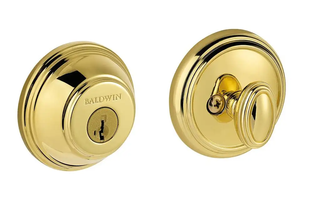 Baldwin 380RDBL03S Round Single Cylinder Deadbolt